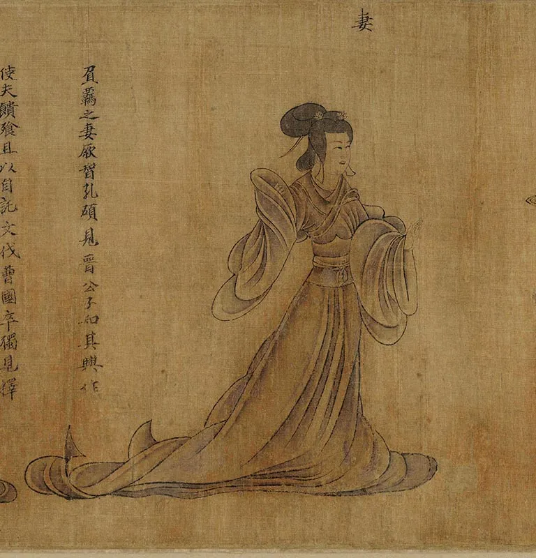 顾恺之《列女仁智图》卷_17