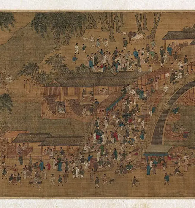 清人伪款仇英《摹宋张择端清明上河图》卷_29