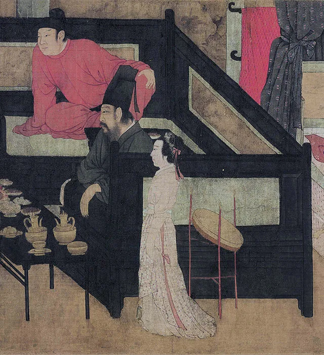 顾闳中《韩熙载夜宴图》全卷_21