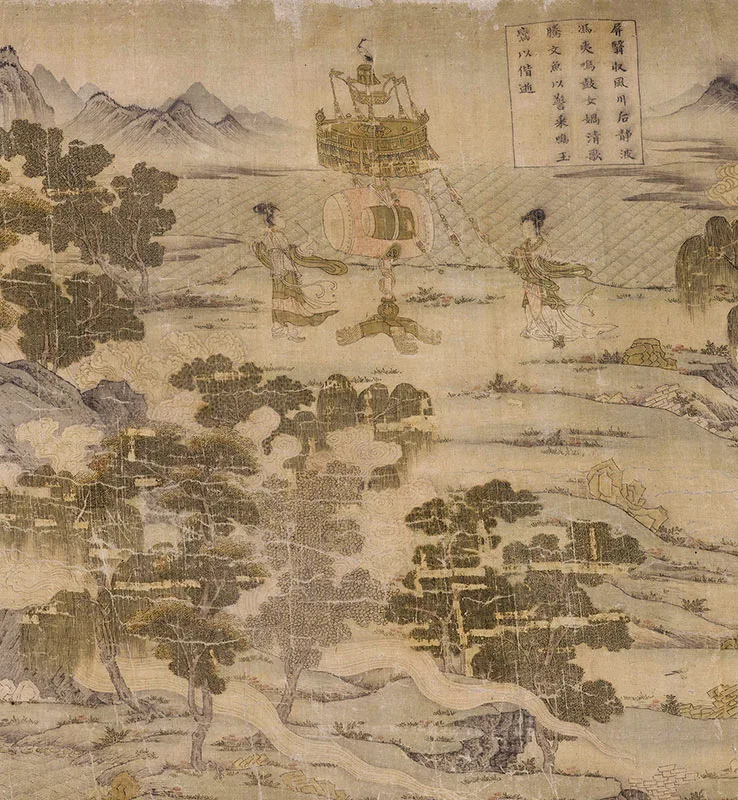 宋摹顾恺之洛神赋图卷_08