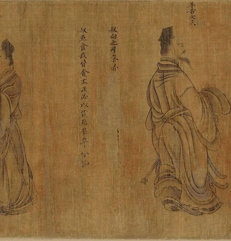 顾恺之《列女仁智图》卷_06