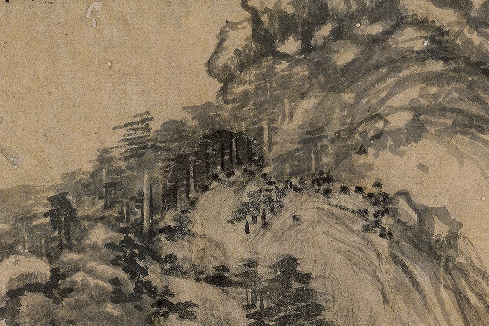 黄公望《富春山居图·剩山图》残卷- 国画作品高清大图下载- 集古作网