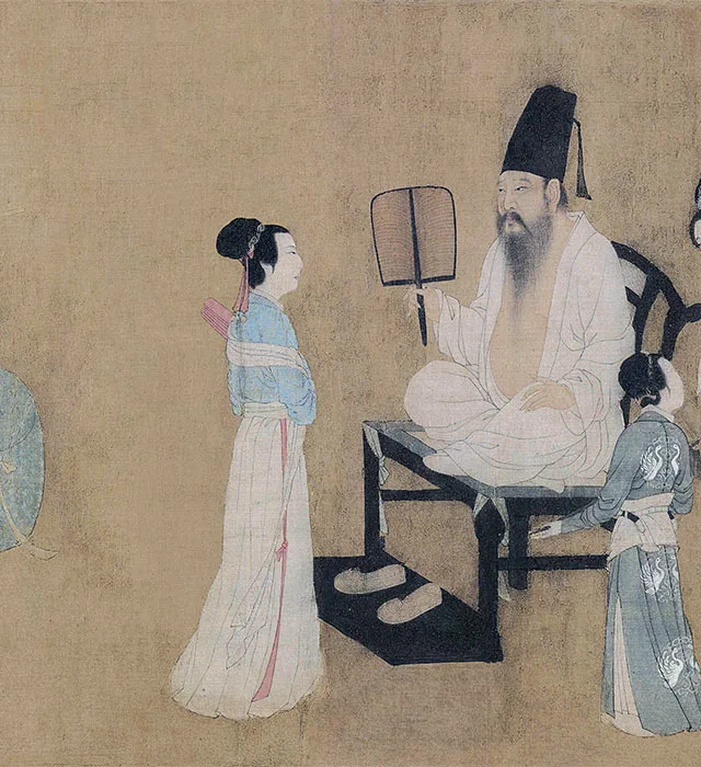 顾闳中《韩熙载夜宴图》全卷_14