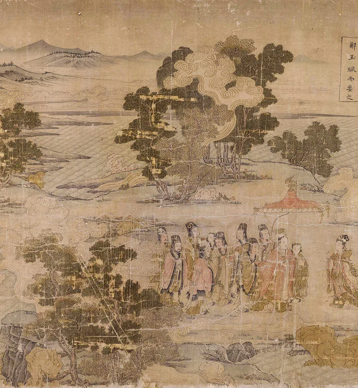 宋摹顾恺之洛神赋图卷_14