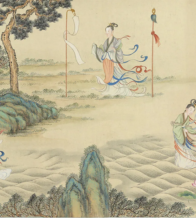 清丁观鹏摹顾恺之洛神图_18