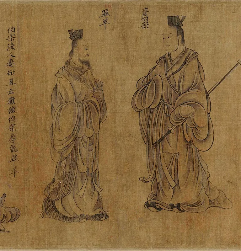 顾恺之《列女仁智图》卷_14