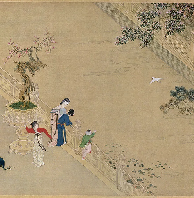 明仇英汉宫春晓图卷_15