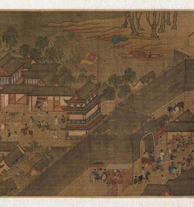 清人伪款仇英《摹宋张择端清明上河图》卷_27