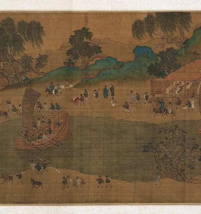 清人伪款仇英《摹宋张择端清明上河图》卷_32