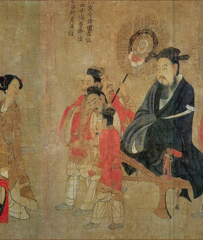 阎立本《历代帝王图》卷_06