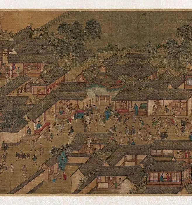 清人伪款仇英《摹宋张择端清明上河图》卷_26