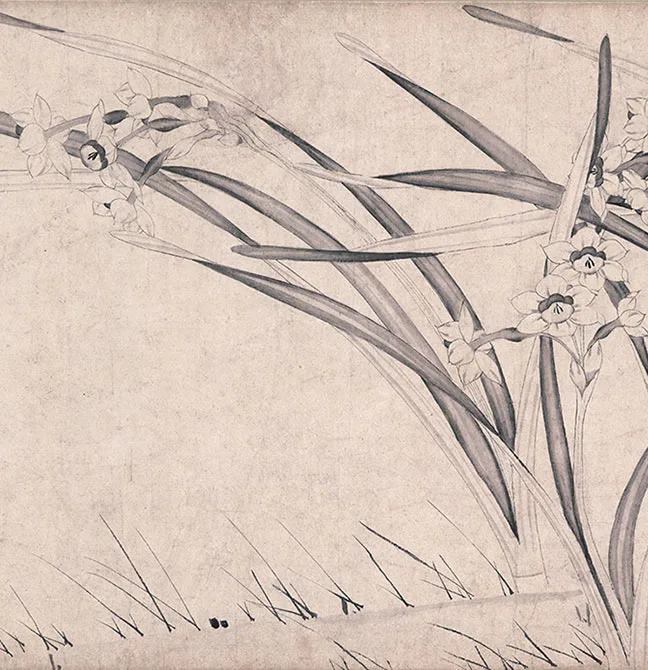 宋赵孟坚《水仙图》卷_27