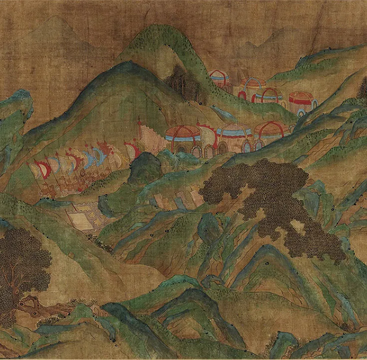 宋赵伯驹《上林图》卷_11