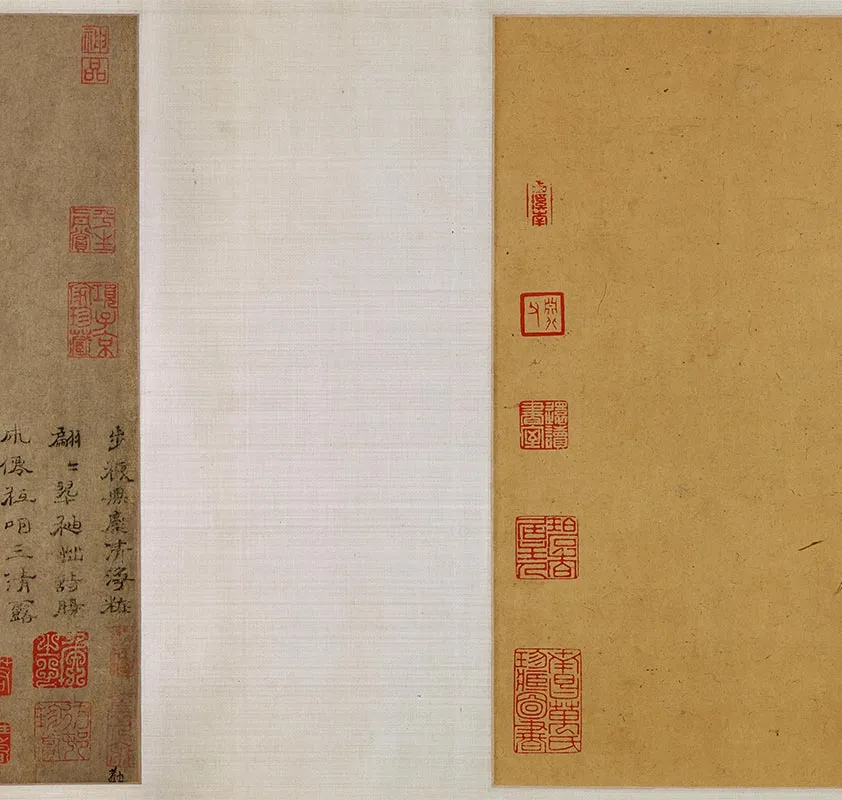 赵孟坚水仙图卷_08