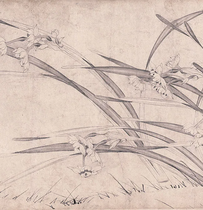 宋赵孟坚《水仙图》卷_20