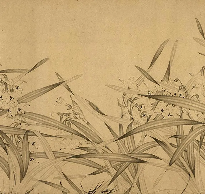 赵孟坚水仙卷_11