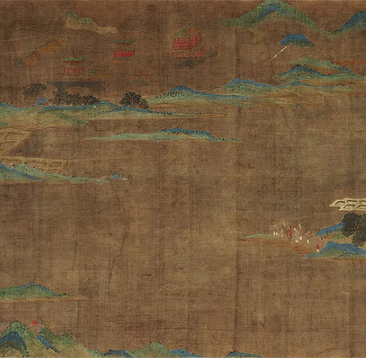 宋赵伯驹《上林图》卷_02