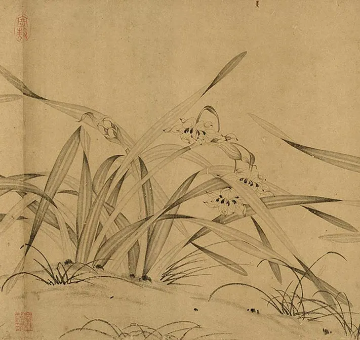 赵孟坚水仙卷_30