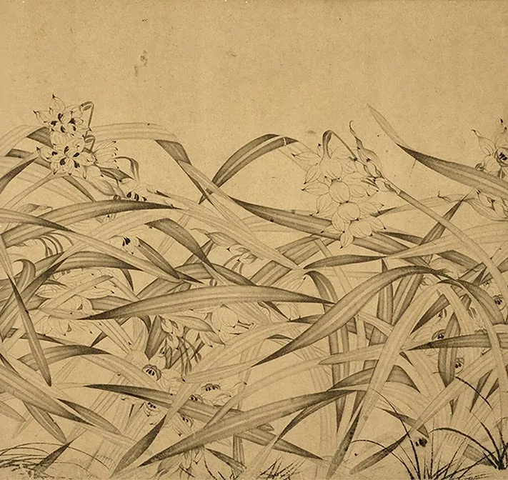 赵孟坚水仙卷_16