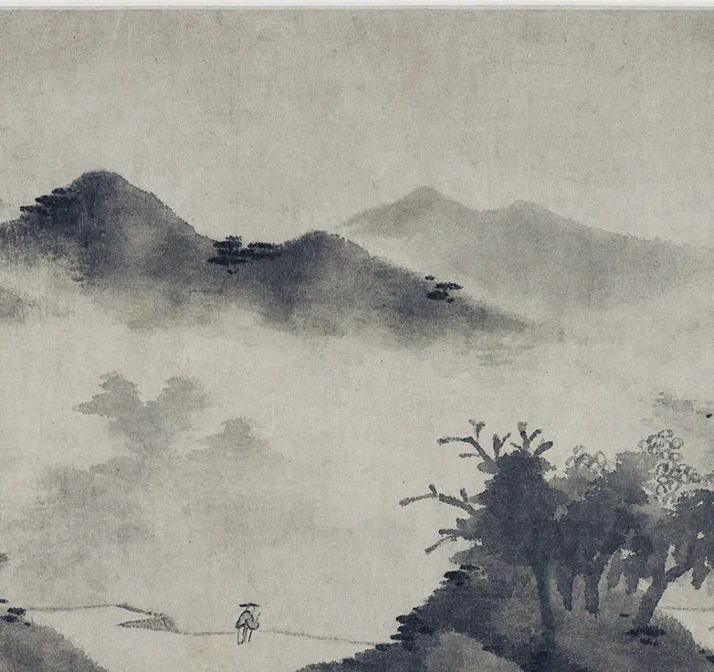 米友仁(款)《楚山秋霁图》卷_12