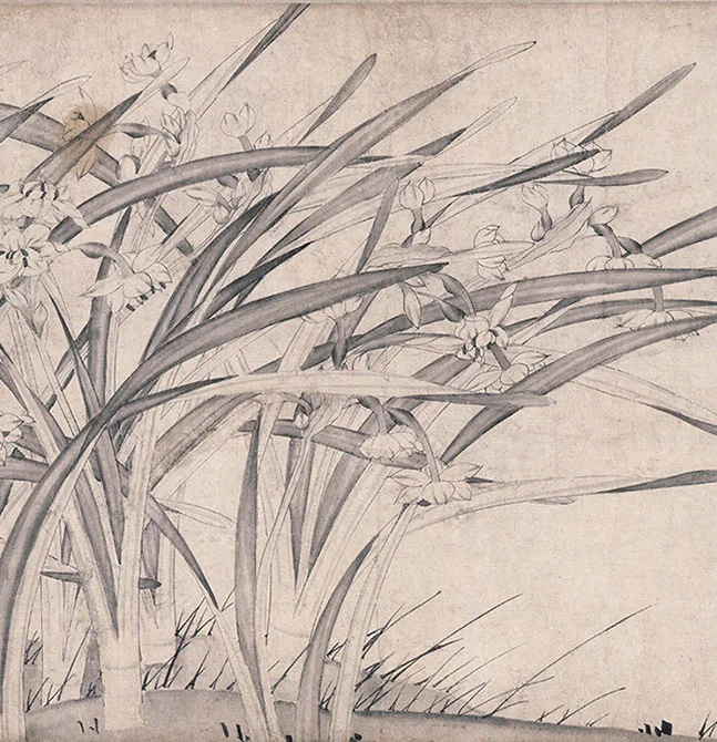 宋赵孟坚《水仙图》卷_25