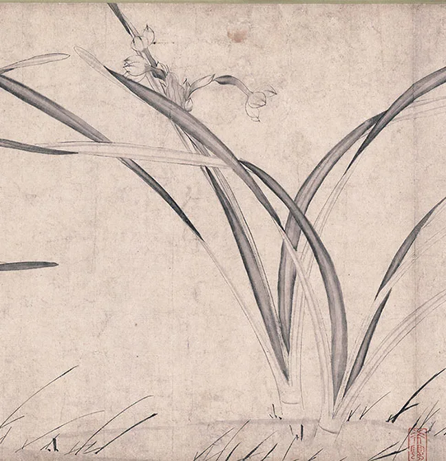 宋赵孟坚《水仙图》卷_29