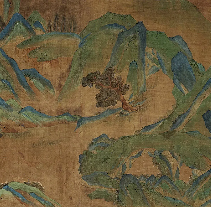 宋赵伯驹《上林图》卷_07