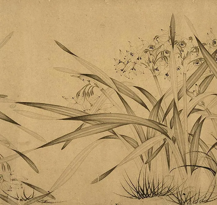 赵孟坚水仙卷_22