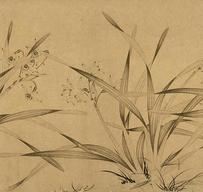 赵孟坚水仙卷_25