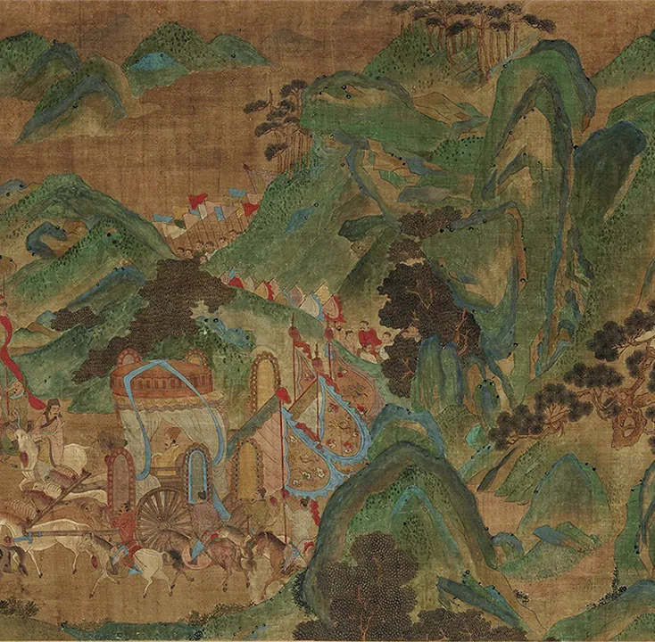 宋赵伯驹《上林图》卷_13