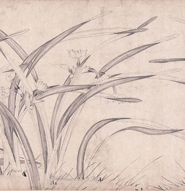 宋赵孟坚《水仙图》卷_22