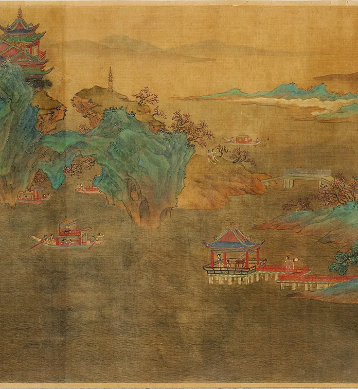 赵伯驹王母宴瑶池图卷_10