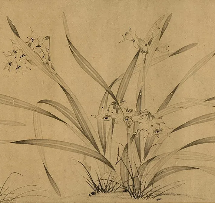 赵孟坚水仙卷_31