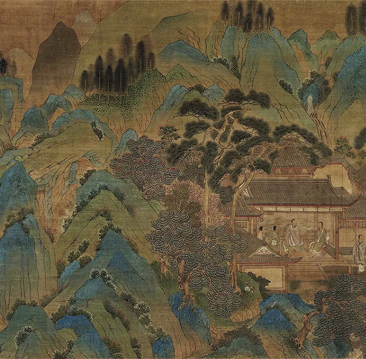 宋赵伯驹《上林图》卷_25