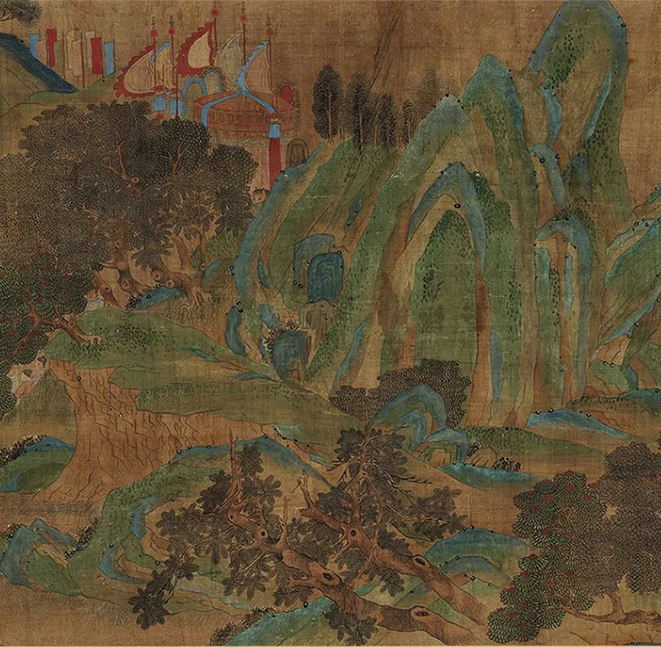 宋赵伯驹《上林图》卷_10