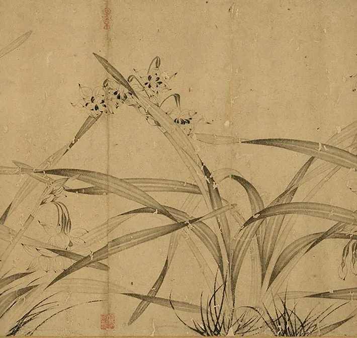 赵孟坚水仙卷_33