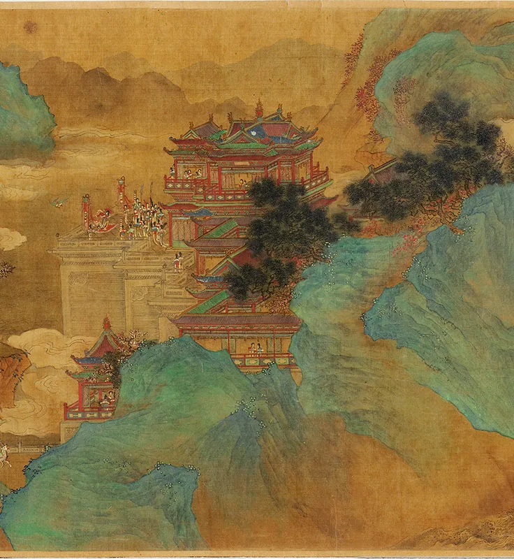 赵伯驹王母宴瑶池图卷_12