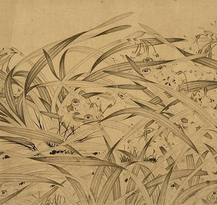 赵孟坚水仙卷_28