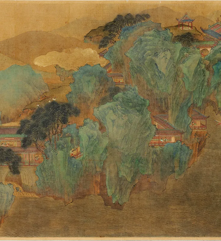 赵伯驹王母宴瑶池图卷_09