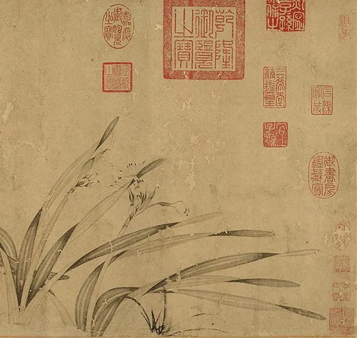 赵孟坚水仙卷_35