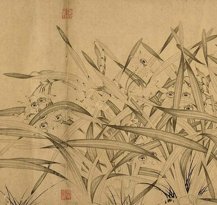 赵孟坚水仙卷_07