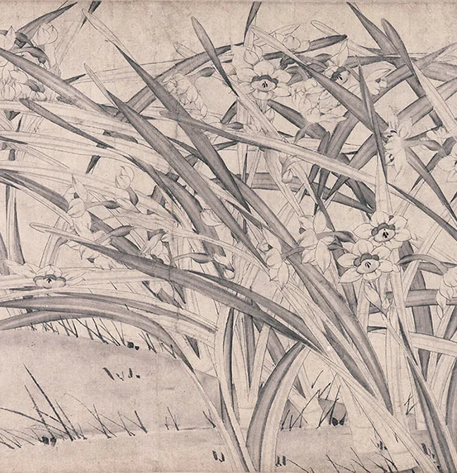 宋赵孟坚《水仙图》卷_24