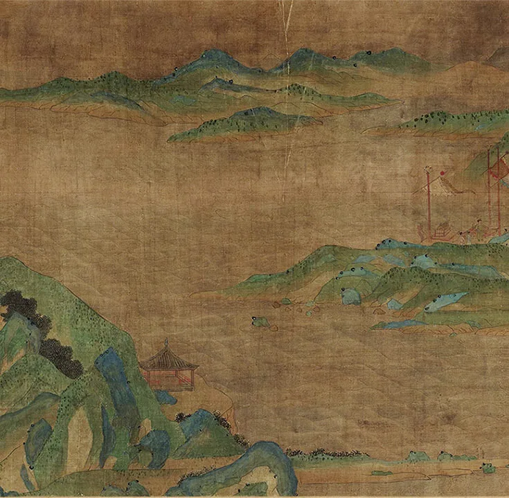 宋赵伯驹《上林图》卷_15