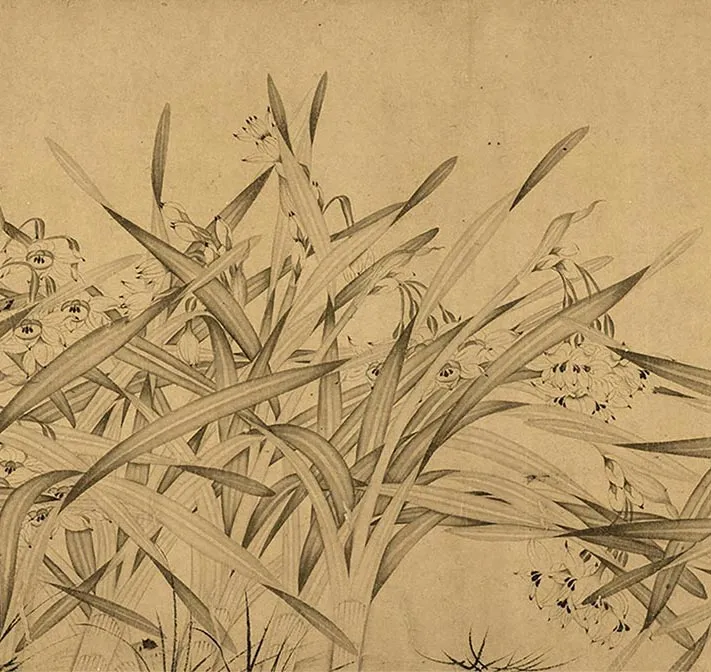 赵孟坚水仙卷_09