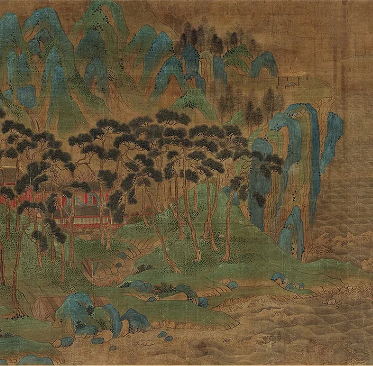 宋赵伯驹《上林图》卷_20