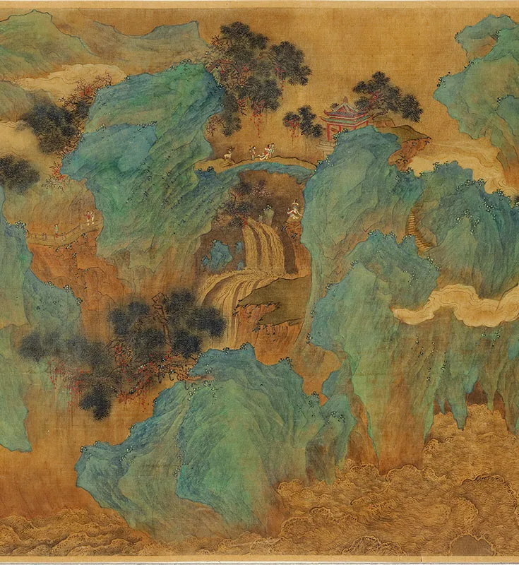 赵伯驹王母宴瑶池图卷_13