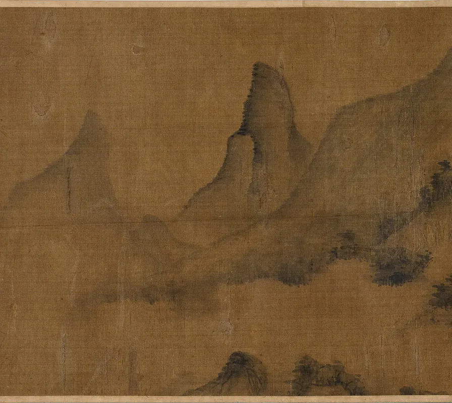 宋米友仁水墨山水云山卷_06