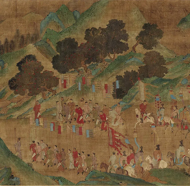 宋赵伯驹《上林图》卷_12