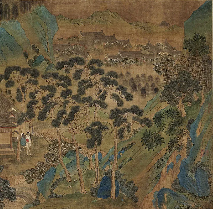 宋赵伯驹《上林图》卷_26