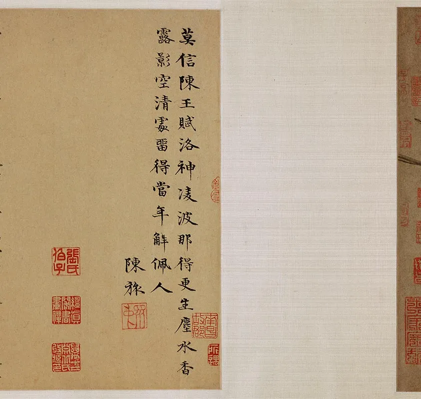 赵孟坚水仙图卷_05